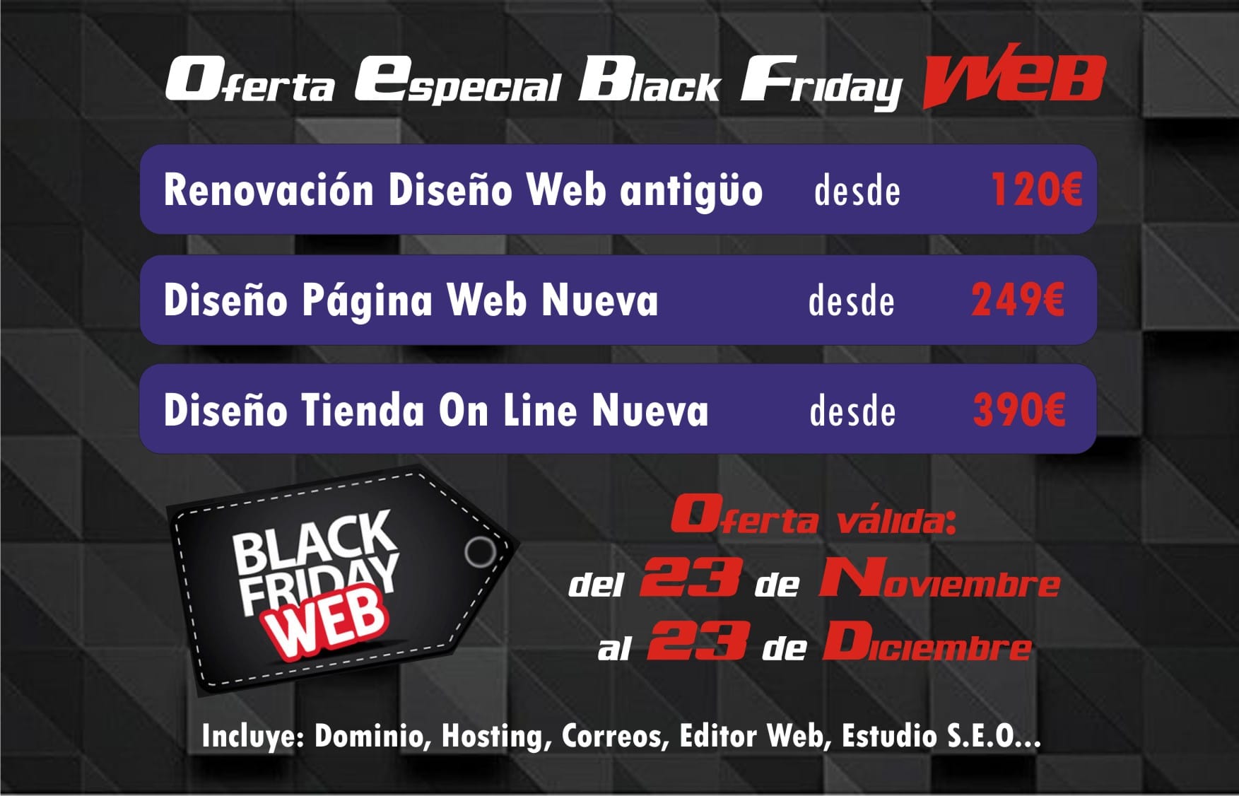 OFERTA OFERTA DISEÑO WEB