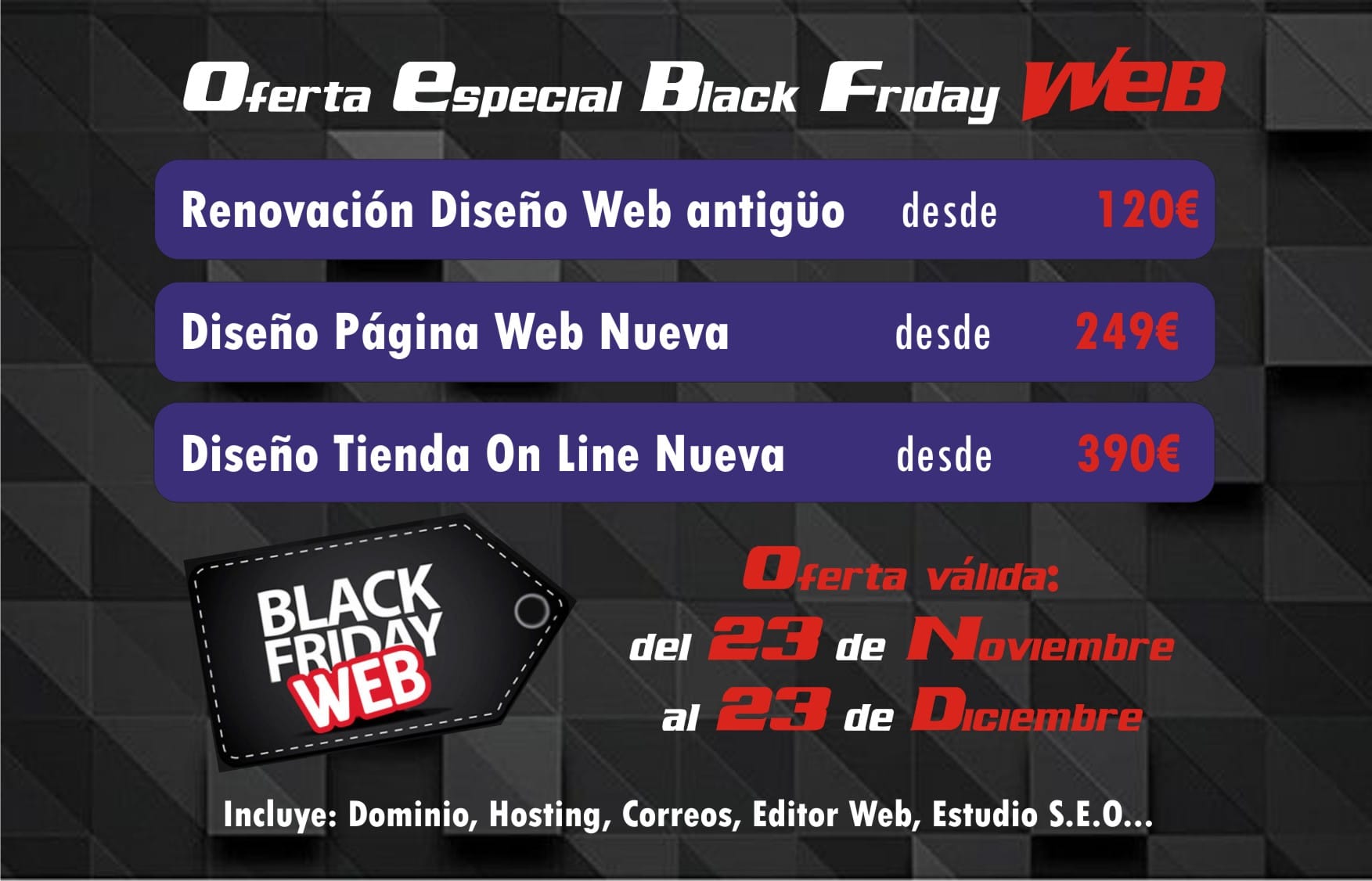 OFERTA DISEÑO WEB